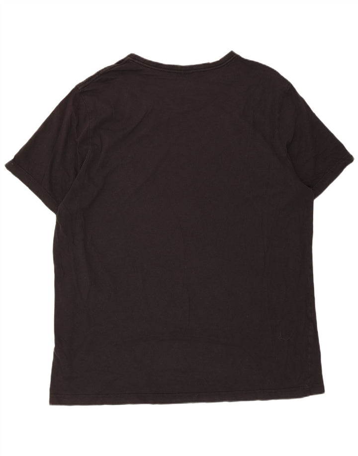 Puma Mens Graphic T-Shirt Top XL Black Cotton