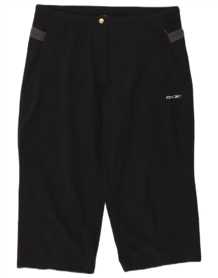 Reebok Womens Bermuda Shorts W30 Medium Black Polyester