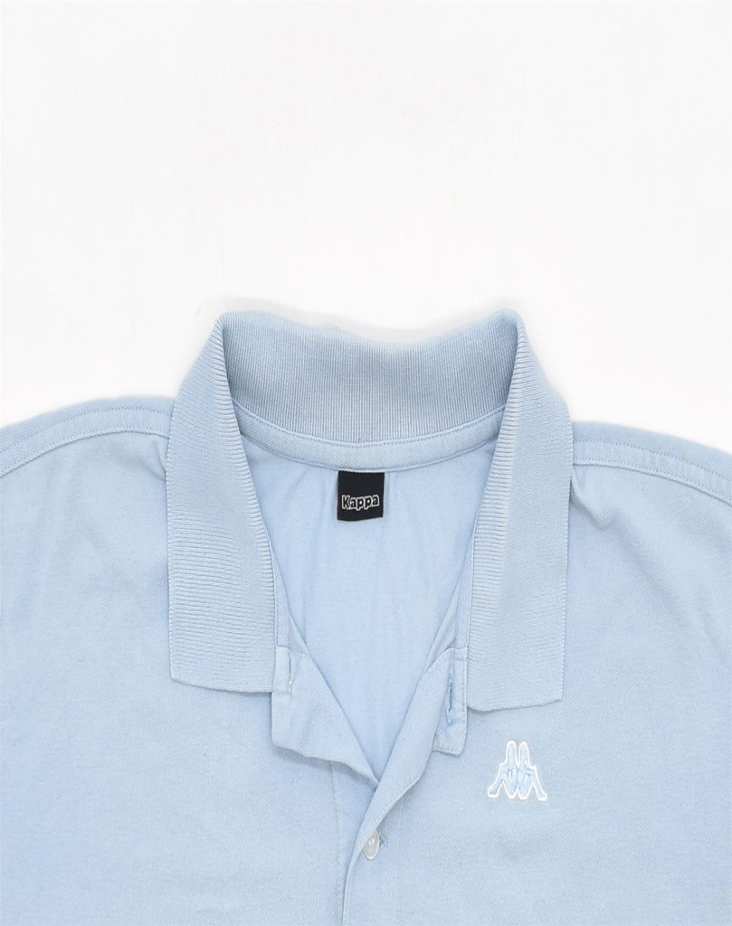 KAPPA Mens Polo Shirt XL Blue Cotton Classic | Vintage | Thrift | Second-Hand | Used Clothing | Messina Hembry 