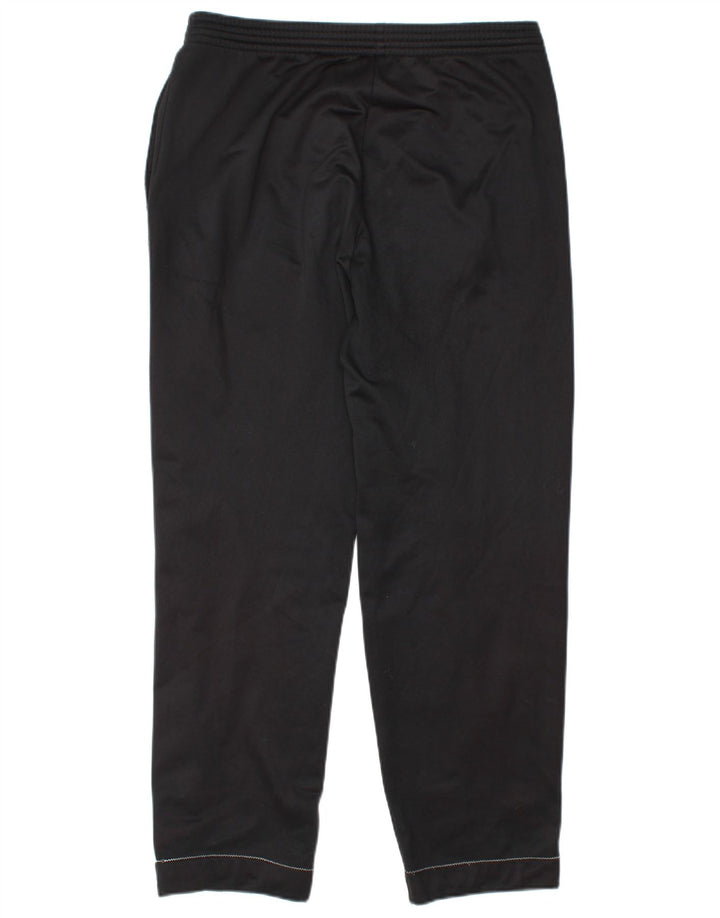 CHAMPION Mens Graphic Tracksuit Trousers Medium  Black Polyester