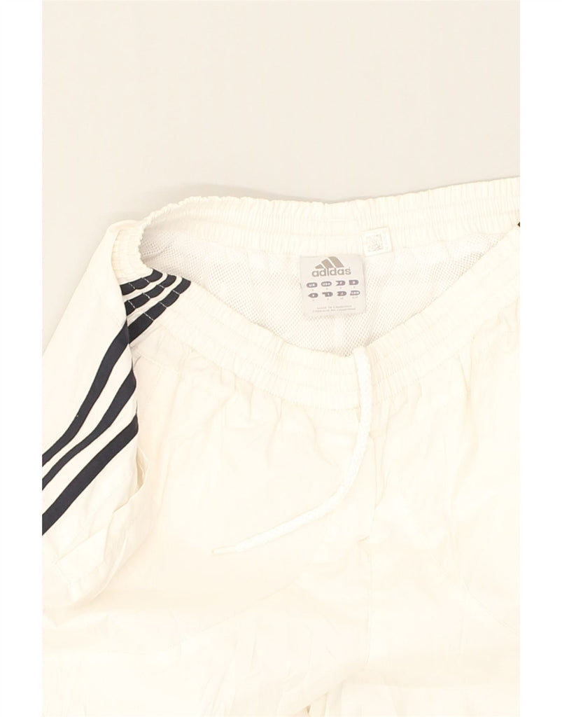 ADIDAS Mens Bermuda Sport Shorts Small White | Vintage Adidas | Thrift | Second-Hand Adidas | Used Clothing | Messina Hembry 