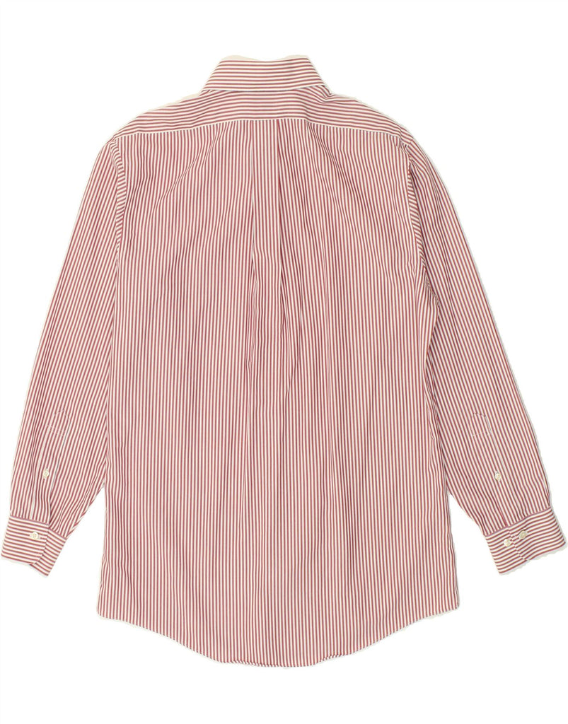 CERRUTI 1881 Mens Regent Shirt Size 15 1/2 Medium Red Pinstripe Cotton | Vintage Cerruti 1881 | Thrift | Second-Hand Cerruti 1881 | Used Clothing | Messina Hembry 
