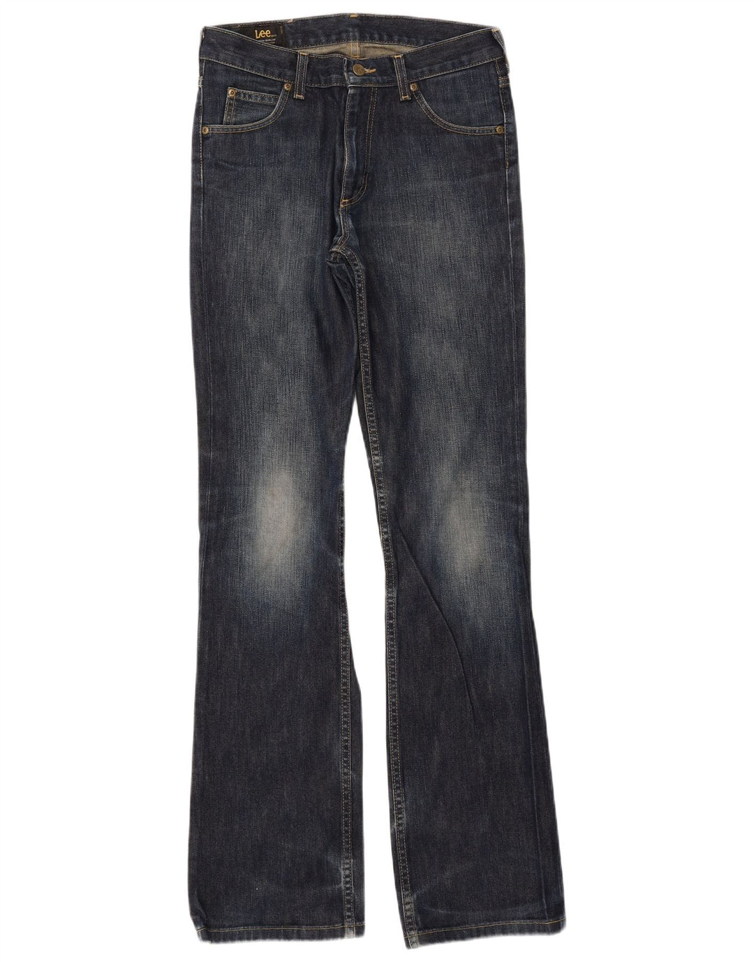 Lee Womens REED Bootcut Jeans W29 L34 Navy Blue Cotton