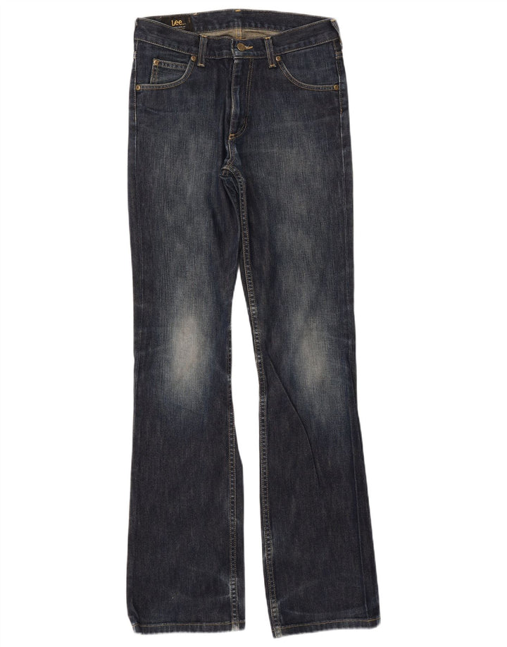 Lee Womens REED Bootcut Jeans W29 L34 Navy Blue Cotton