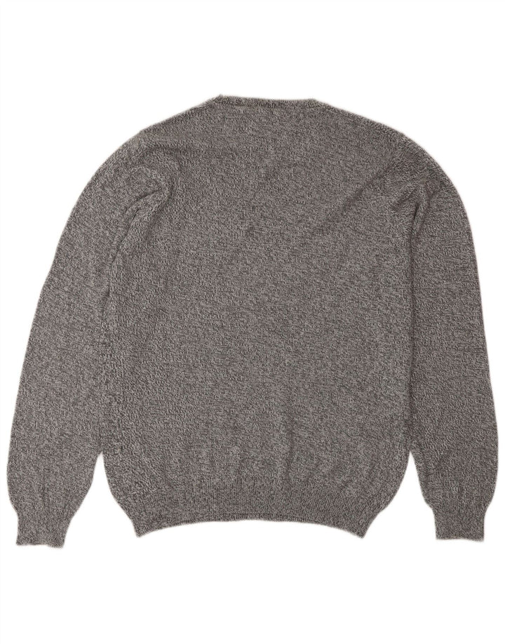 Marks & Spencer Mens Crew Neck Jumper Sweater Small Grey Flecked