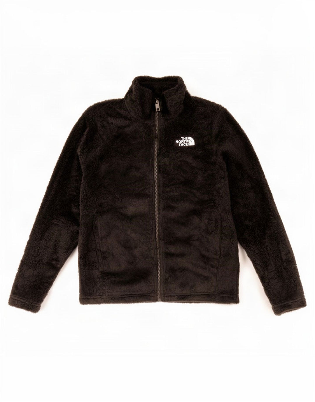 The North Face Girls Fleece Jacket 9-10 Years Medium Black Polyester