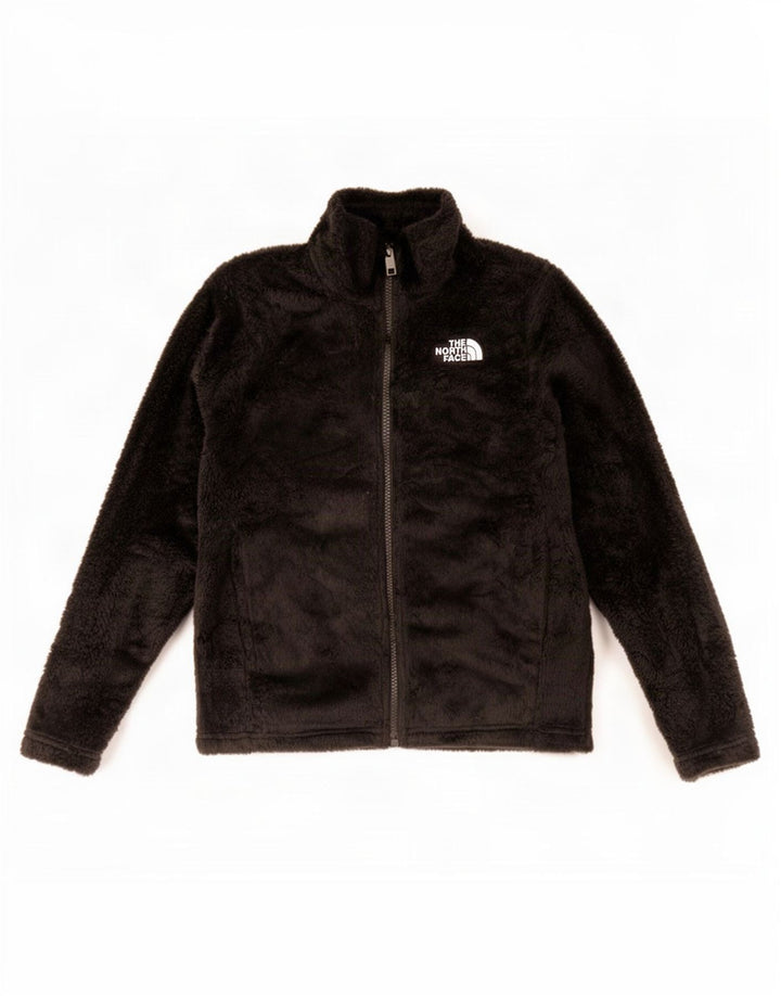 The North Face Girls Fleece Jacket 9-10 Years Medium Black Polyester