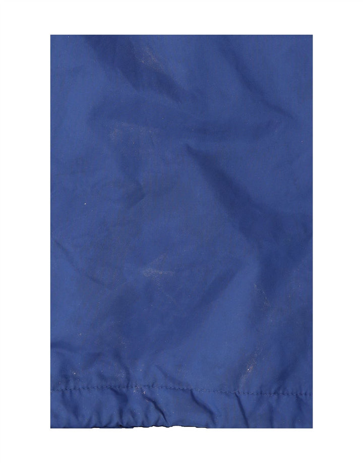 K-WAY Mens Hooded Rain Jacket UK 36 Small Blue Polyamide Vintage K-Way and Second-Hand K-Way from Messina Hembry 