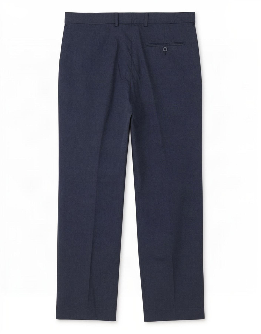 Marks & Spencer Mens Regular Fit Suit Trousers W34 L29 Navy Blue Spotted