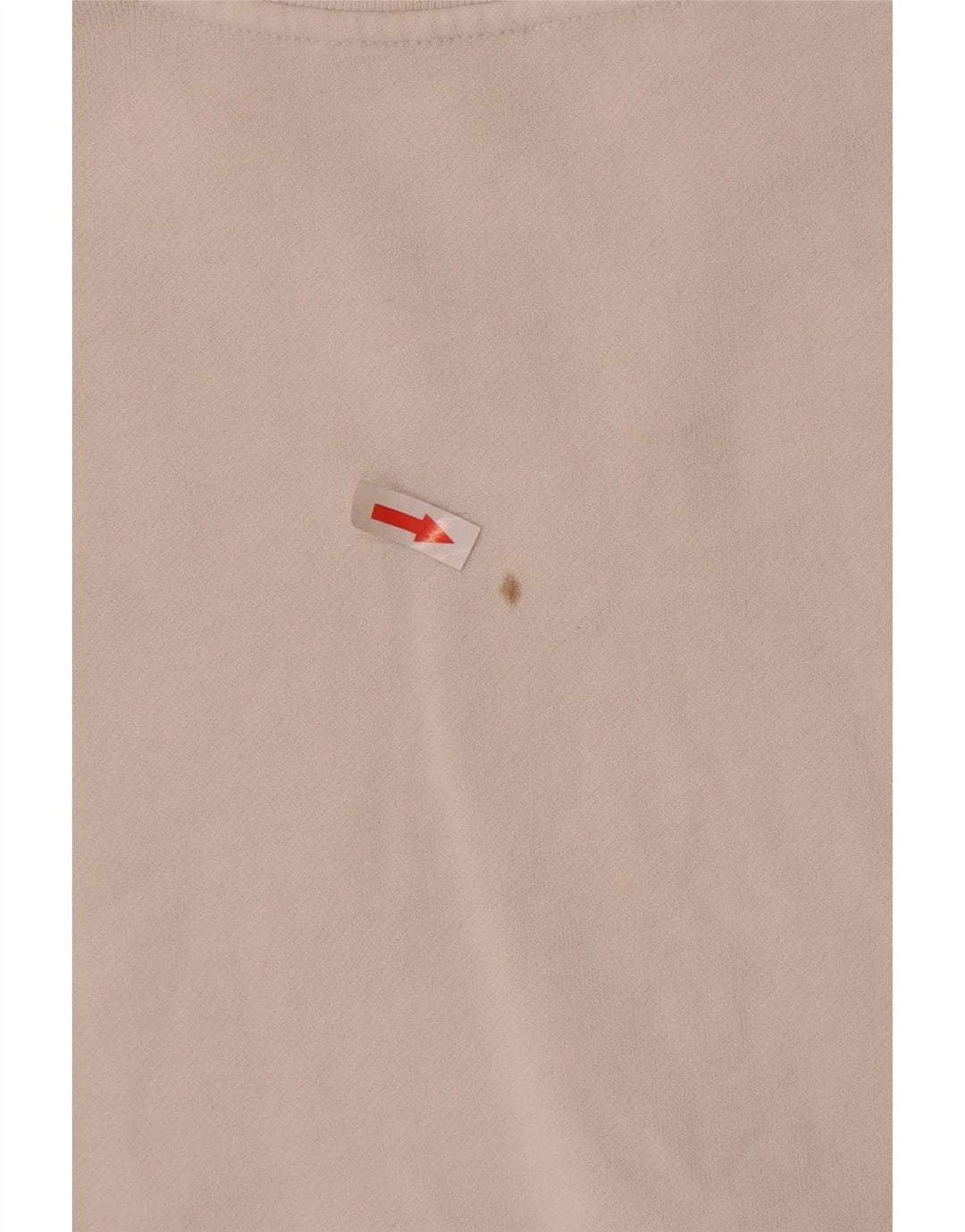 Levi's Womens Crop Graphic Oversized Sweatshirt Jumper UK 14 Medium White