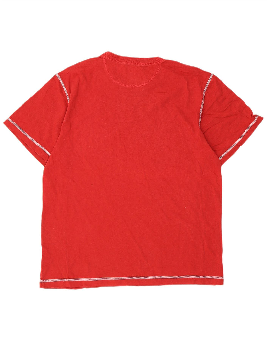 Champion Mens T-Shirt Top Medium Red
