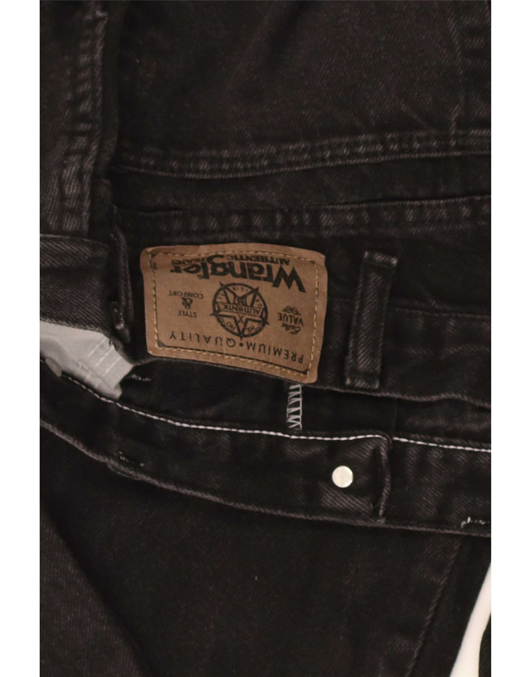 Wrangler Mens Loose Jeans W36 L32 Black