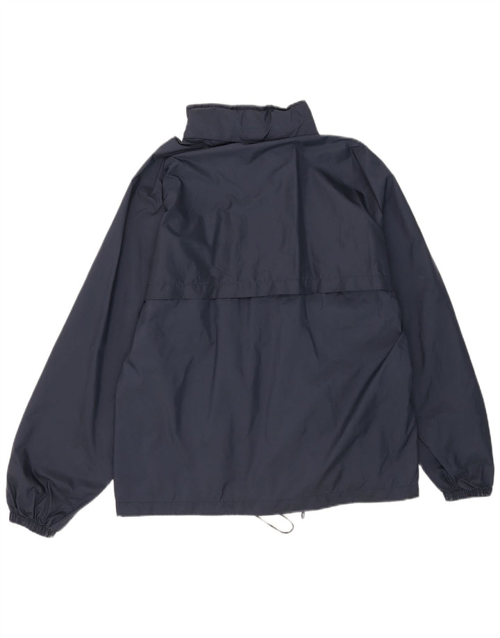 Champion Mens Hooded Rain Jacket UK 36 Small Navy Blue Polyamide
