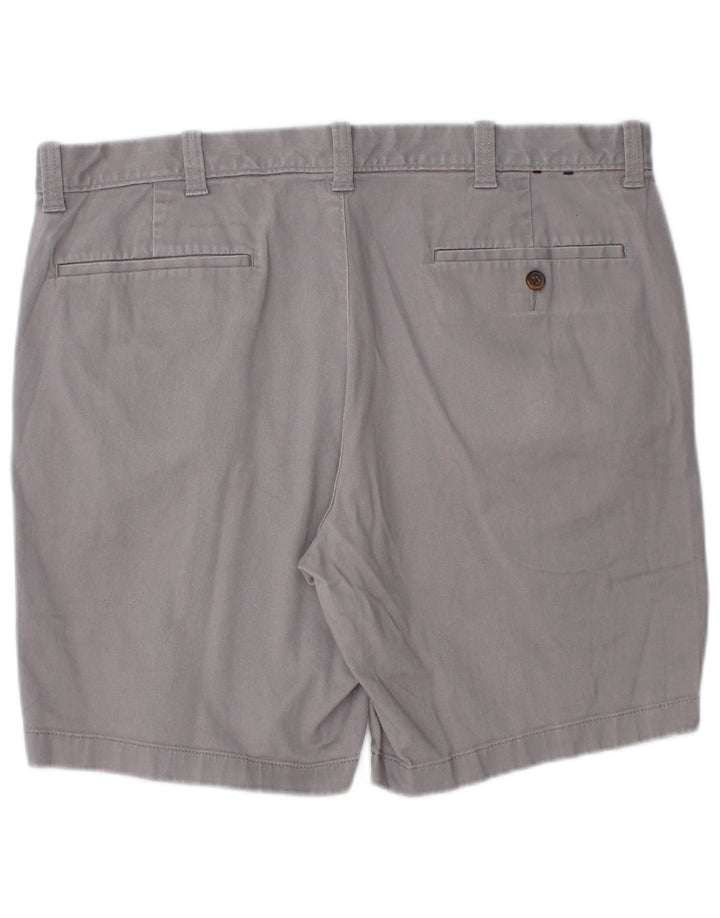 J. CREW Mens Chino Shorts W36 Large Grey Cotton