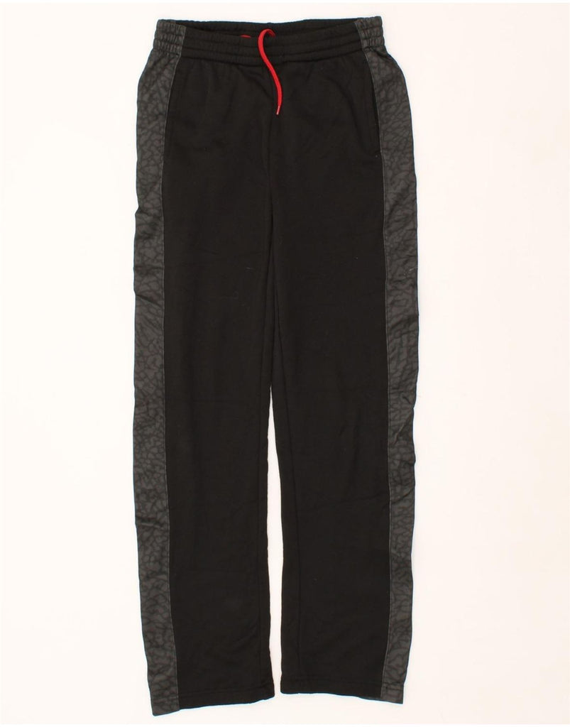 JORDAN Boys Tracksuit Trousers 12-13 Years Large Black Colourblock Vintage Jordan and Second-Hand Jordan from Messina Hembry 