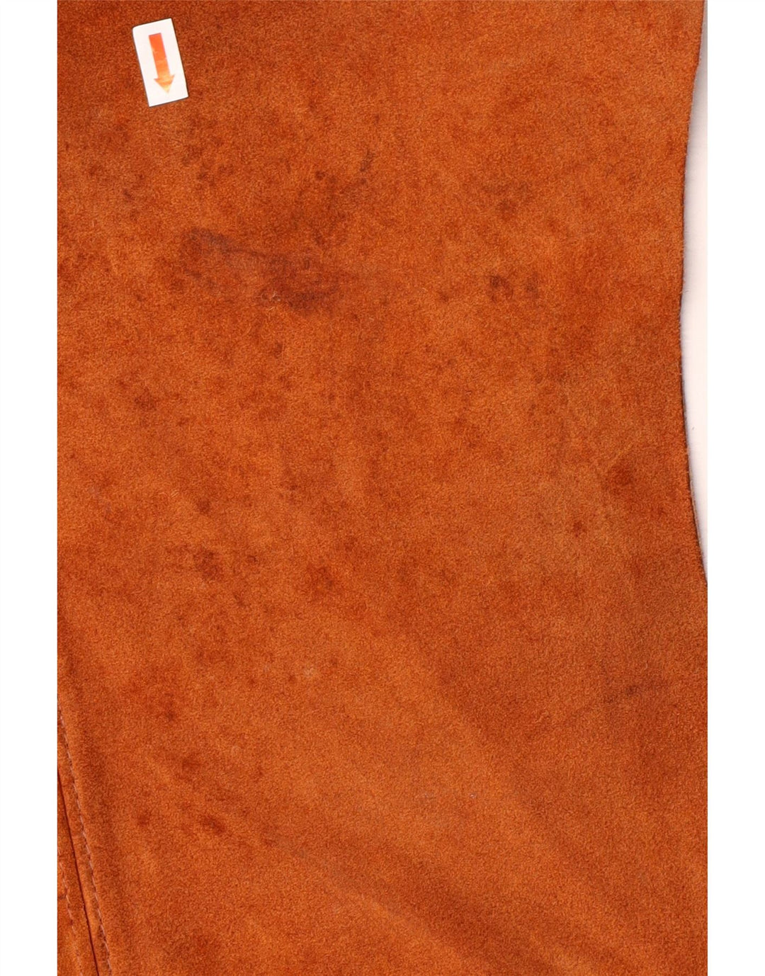 Vintage Womens Suede Waistcoat UK 18 XL Brown Western