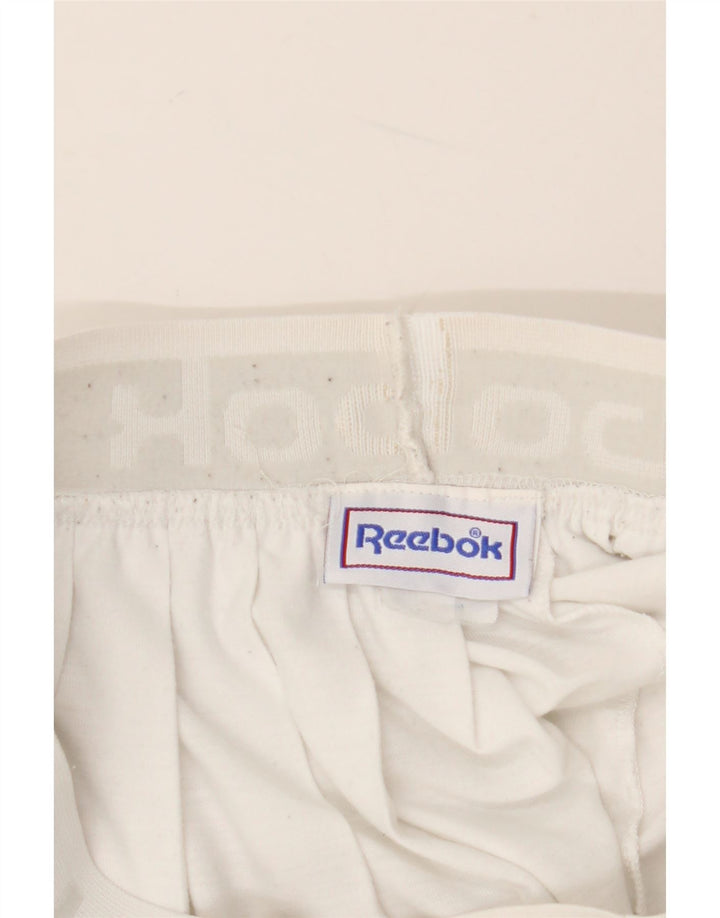 REEBOK Womens Graphic Tennis Skirt UK 10 Small  White Polyester