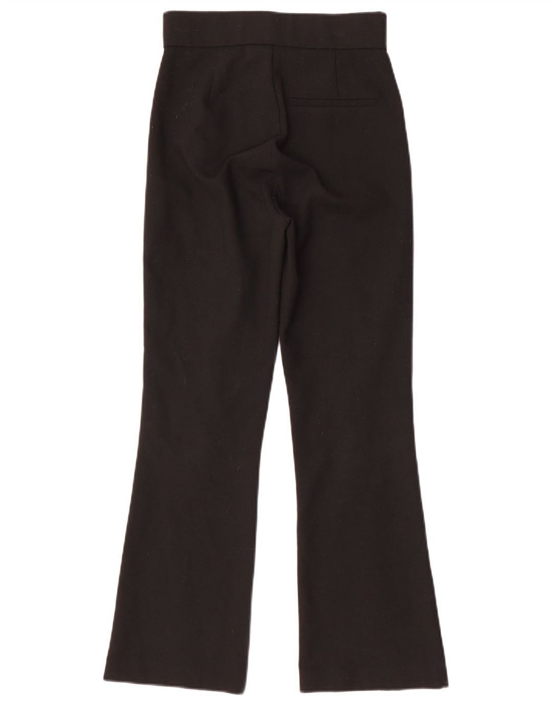 ZARA Womens Bootcut Suit Trousers XS W24 L27 Black Polyester