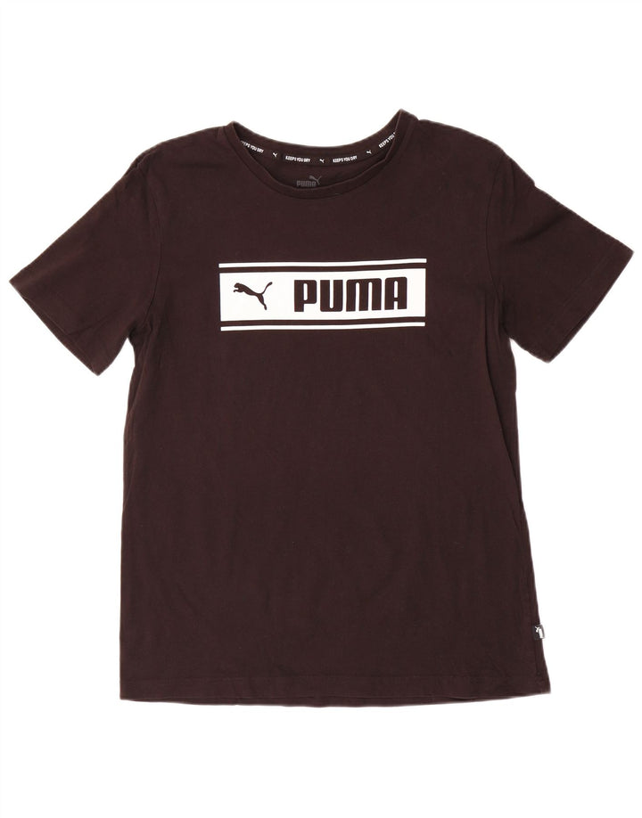 Puma Mens Graphic T-Shirt Top Small Black