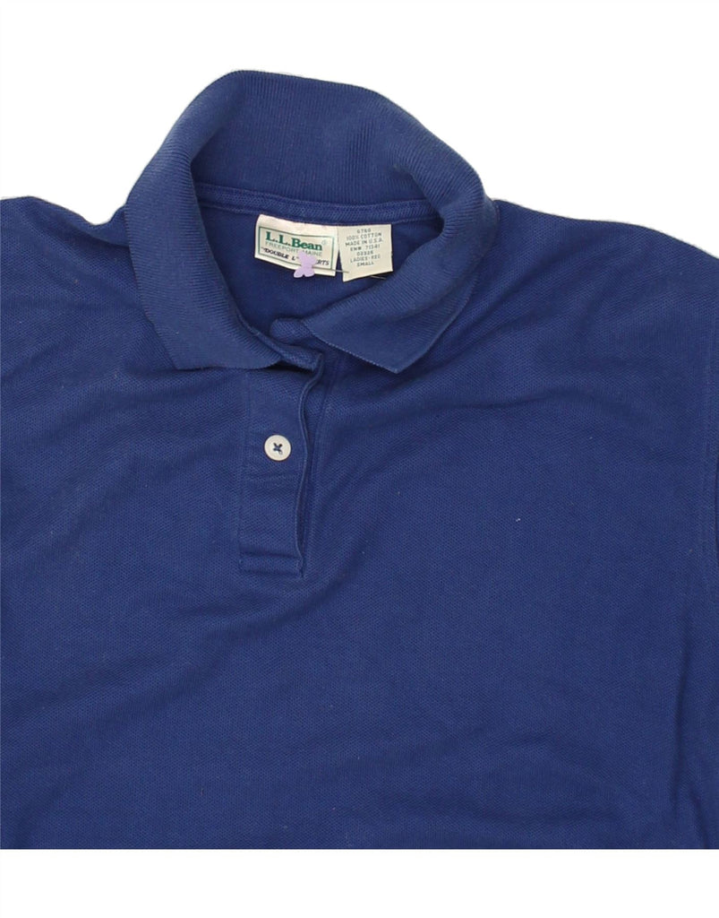 L.L.BEAN Mens Polo Shirt Small Navy Blue Cotton | Vintage L.L.Bean | Thrift | Second-Hand L.L.Bean | Used Clothing | Messina Hembry 
