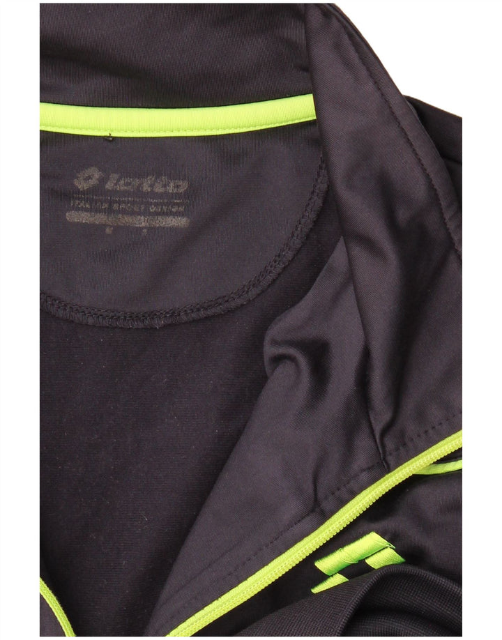 Lotto Mens Tracksuit Top Jacket Medium Navy Blue
