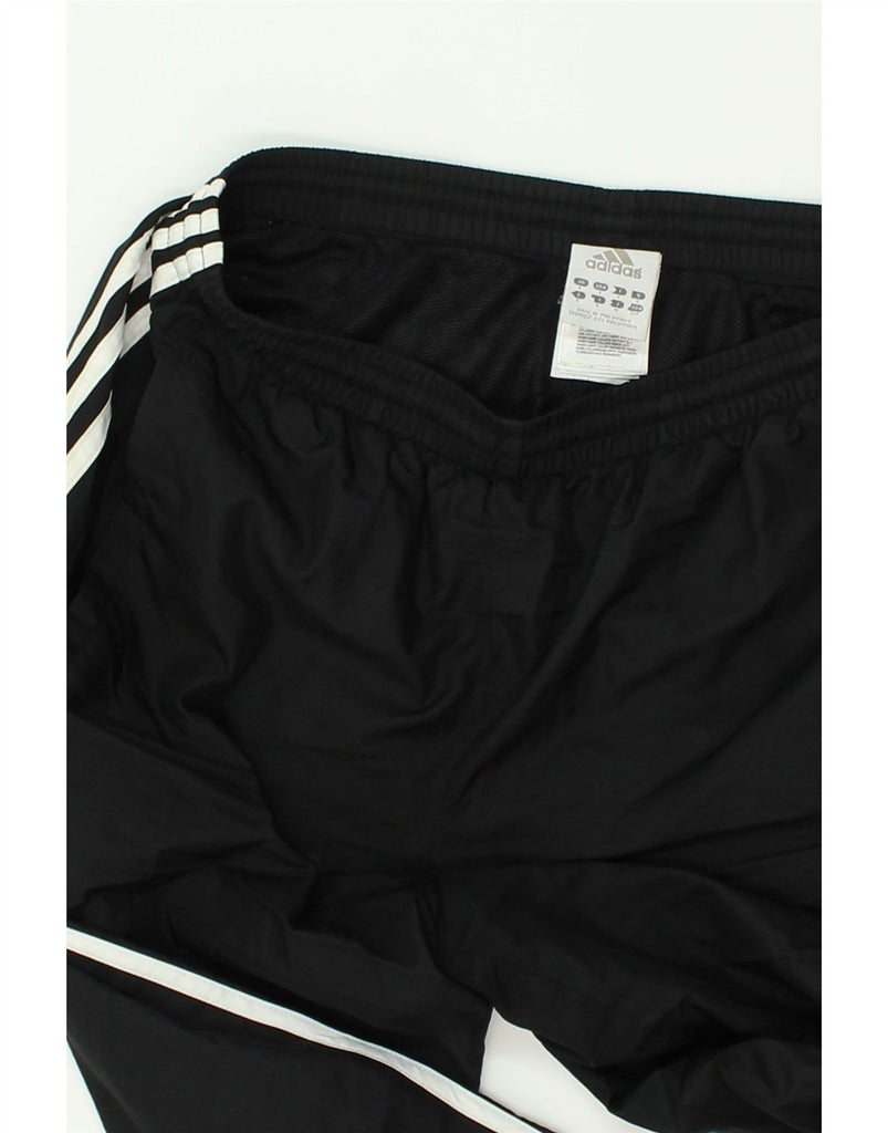 ADIDAS Mens Tracksuit Trousers Small Black Polyester | Vintage Adidas | Thrift | Second-Hand Adidas | Used Clothing | Messina Hembry 