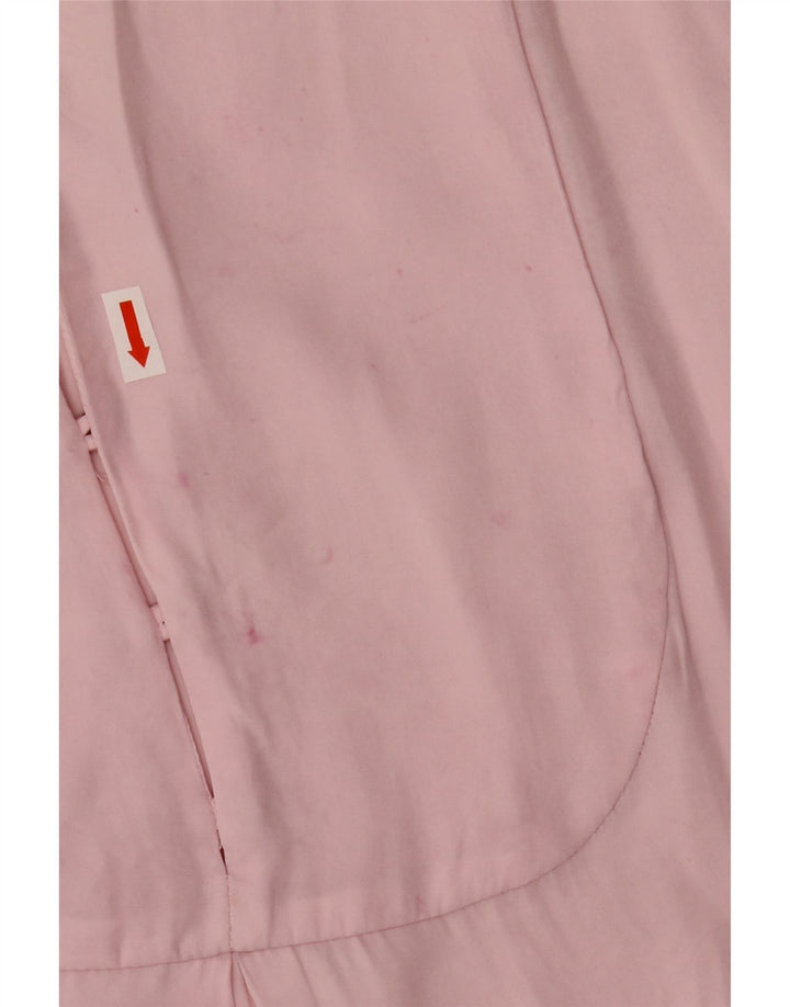 Zara Womens Oversized 3/4 Sleeve Blouse Top UK 6 XS Pink