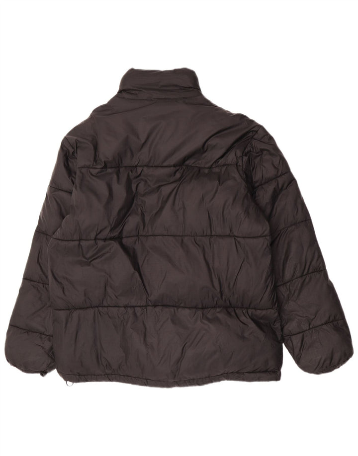 Zara Mens Padded Jacket UK 38 Medium Black Polyamide