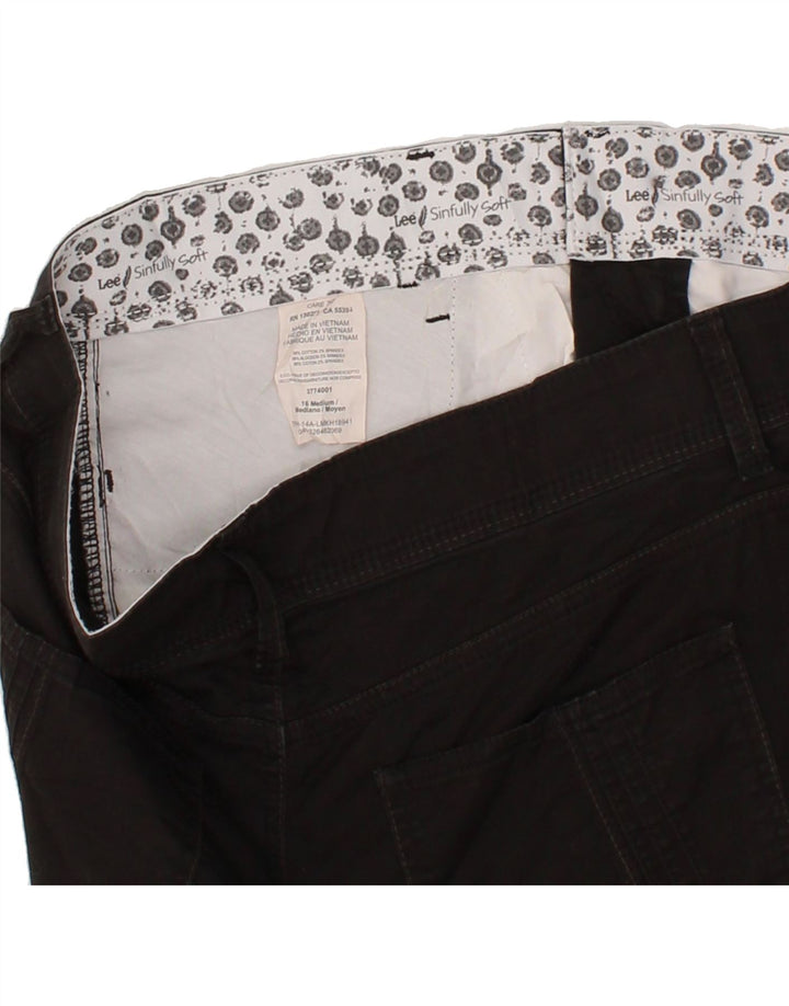 LEE Womens Cargo Shorts US 16 2XL W40 Black Cotton Vintage Lee and Second-Hand Lee from Messina Hembry 