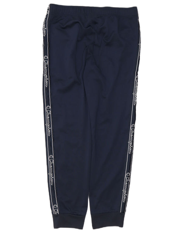 Champion Mens Graphic Tracksuit Trousers Joggers Medium  Navy Blue