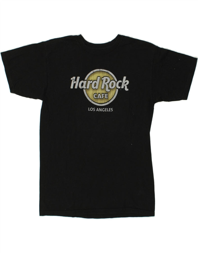 HARD ROCK CAFE Mens Los Angeles Graphic T-Shirt Top Medium Black Cotton | Vintage Hard Rock Cafe | Thrift | Second-Hand Hard Rock Cafe | Used Clothing | Messina Hembry 