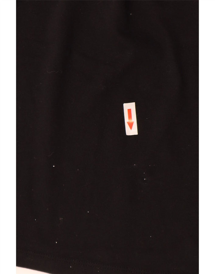 Levi's Womens Graphic T-Shirt Top UK 14 Medium Black