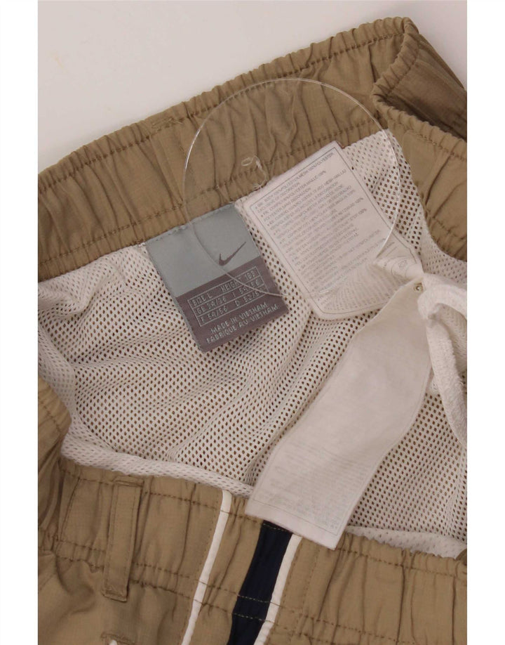 Nike Mens Sport Shorts Large Beige Polyester