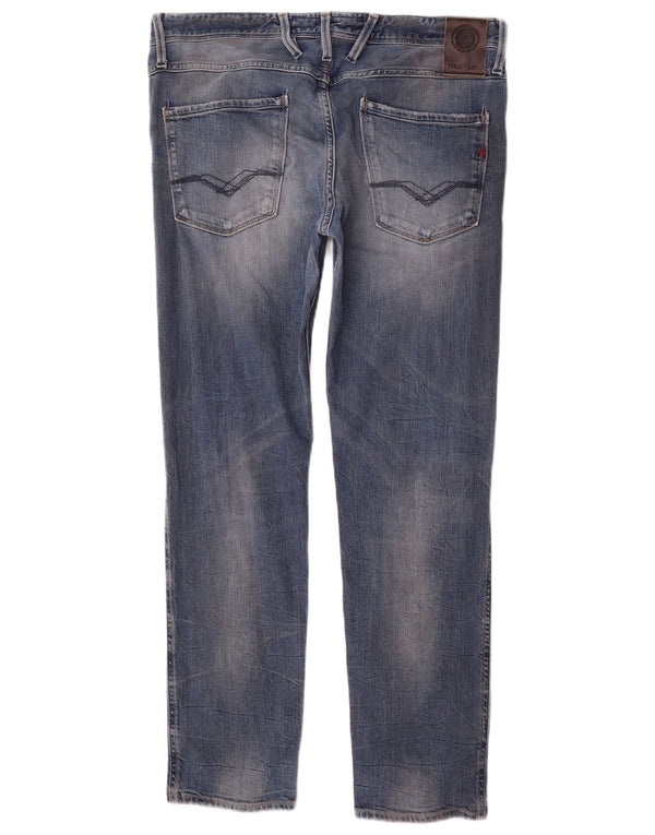 Replay Womens Slim Jeans W33 L29 Blue