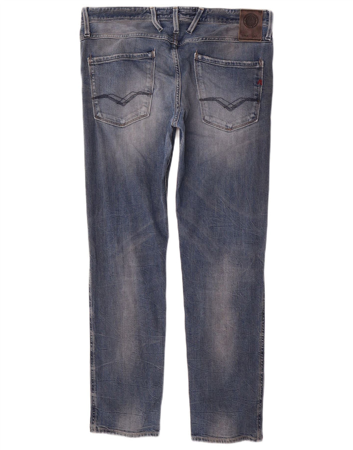 Replay Womens Slim Jeans W33 L29 Blue