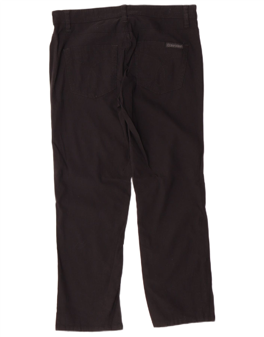 Calvin Klein Jeans Womens Casual Trousers US 6 Small W32 L26 Black Classic