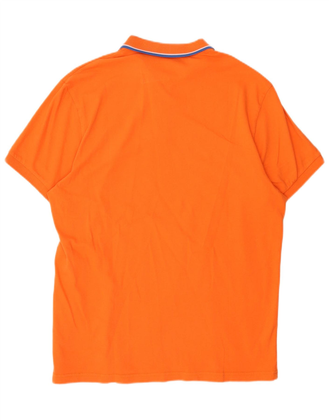 CANADIENS Mens Polo Shirt IT 56 2XL Orange Cotton