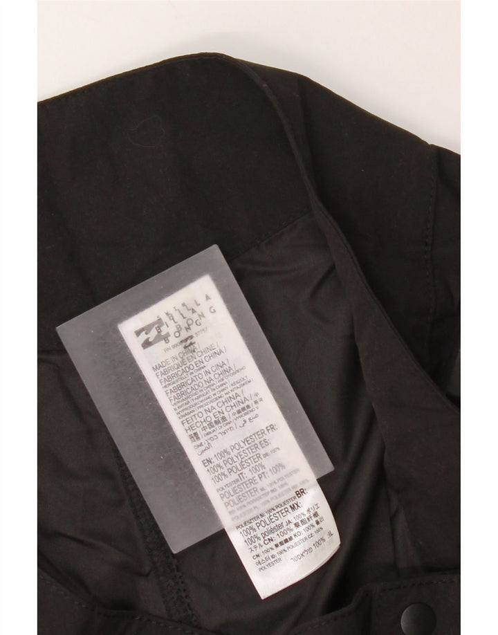 Billabong Womens Swimming Shorts UK 14 Large  Black Geometric Polyester