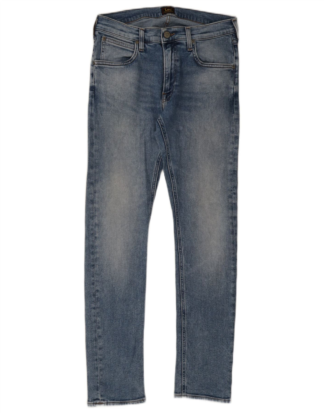 Lee Mens Luke Slim Jeans W31 L30 Blue Cotton