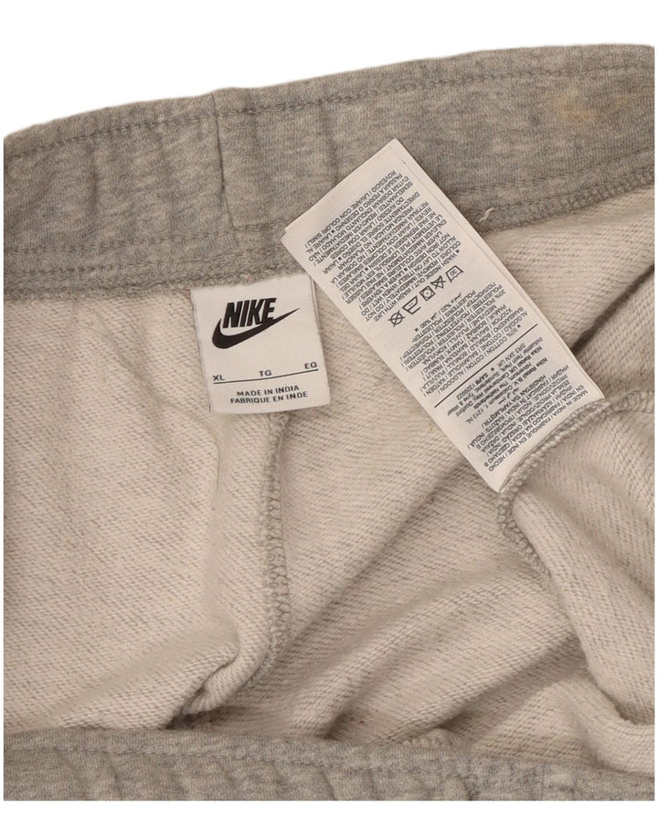 Nike Mens Tracksuit Trousers Joggers XL Grey Cotton