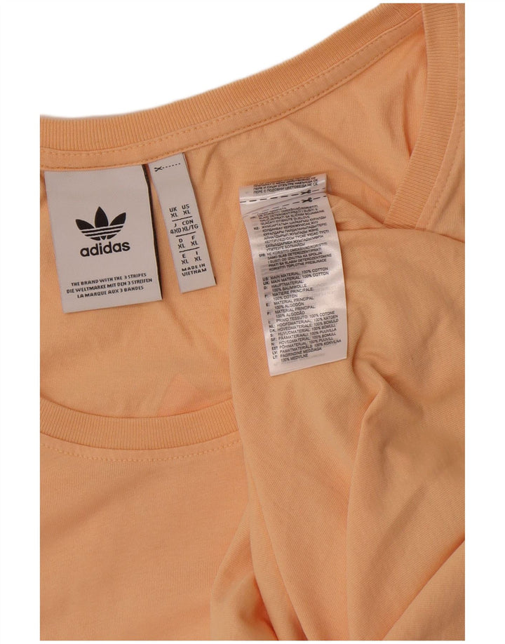Adidas Mens Vest Top XL Orange Cotton