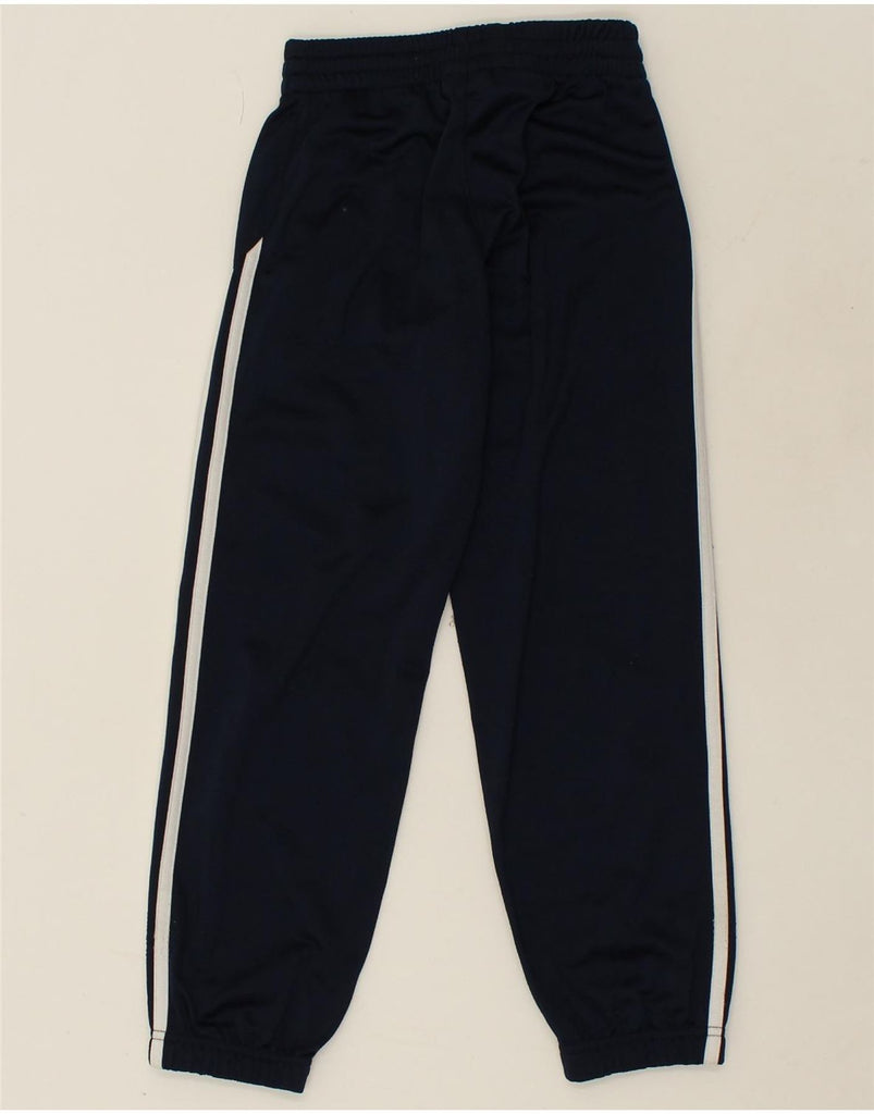 ADIDAS Boys Tracksuit Trousers Joggers 7-8 Years Navy Blue Polyester | Vintage Adidas | Thrift | Second-Hand Adidas | Used Clothing | Messina Hembry 