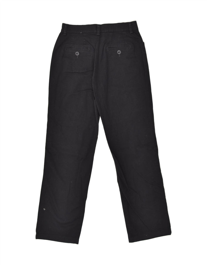 LEE Womens Relaxed Fit Straight Casual Trousers US 6 Medium W28 L30 Black | Vintage Lee | Thrift | Second-Hand Lee | Used Clothing | Messina Hembry 