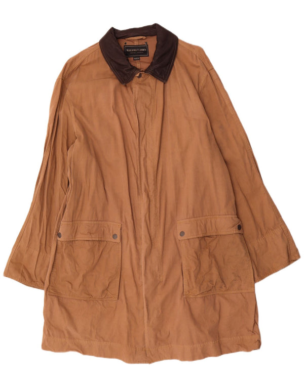 Marlboro Classics Mens Utility Jacket EU 56 3XL Brown Colourblock