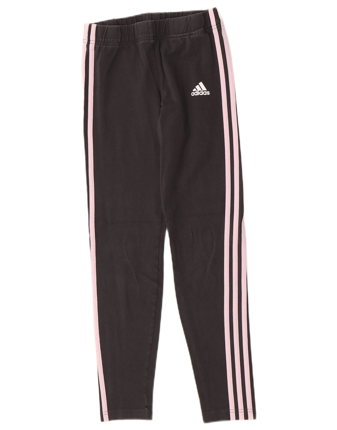 Adidas Girls Leggings 14-15 Years Grey Cotton
