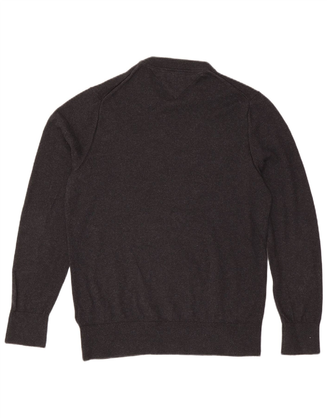 Tommy Hilfiger Mens Crew Neck Jumper Sweater Medium Grey Cotton