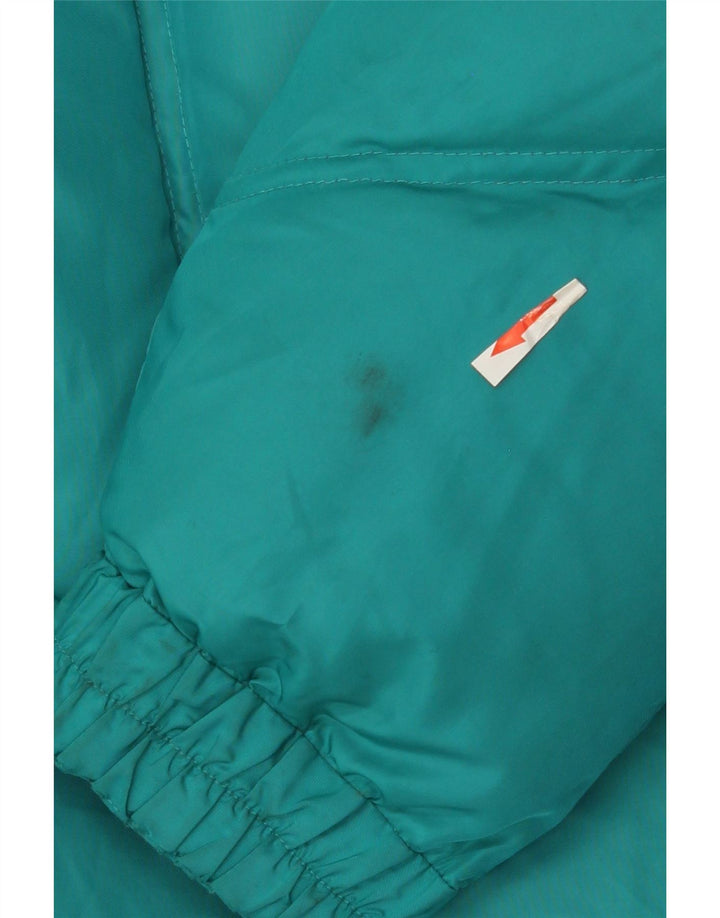 Dolomite Womens Hooded Reversible Padded Jacket UK 16 Large Blue Polyester