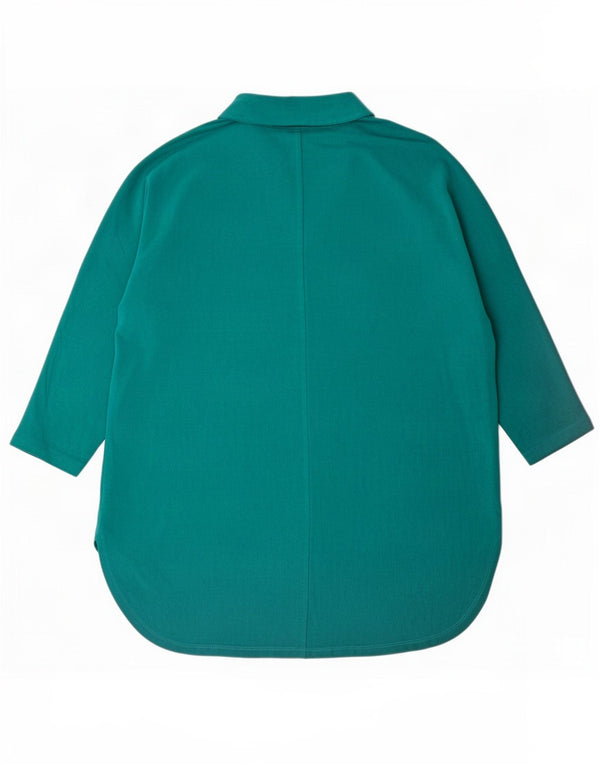 Phase Eight Womens 3/4 Sleeve Oversized Tunic Top UK 8 Small Turquoise