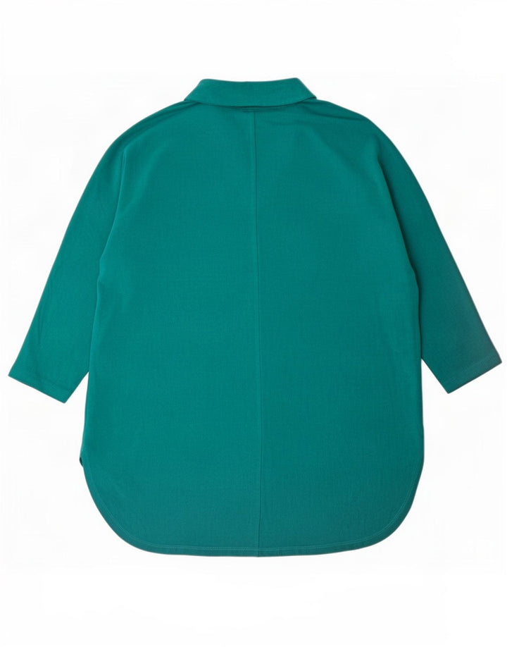 Phase Eight Womens 3/4 Sleeve Oversized Tunic Top UK 8 Small Turquoise