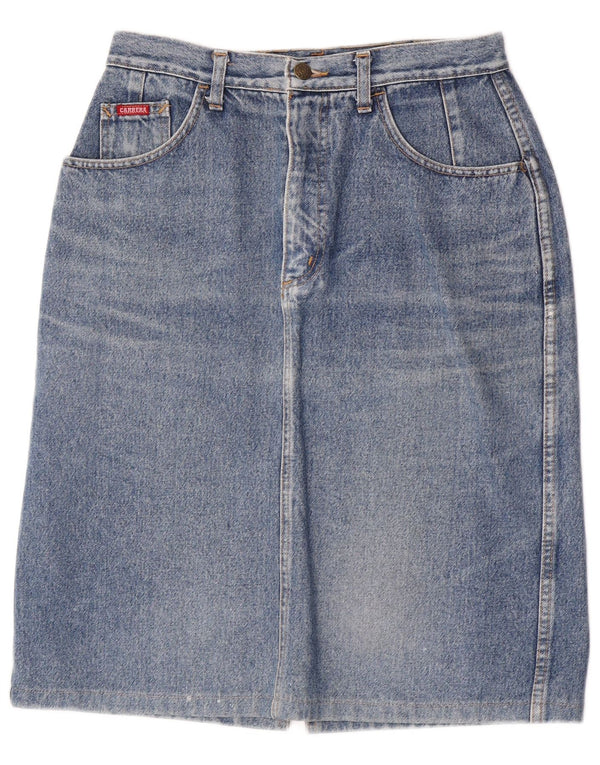 Carrera Womens Denim Skirt W30 Medium  Blue Cotton